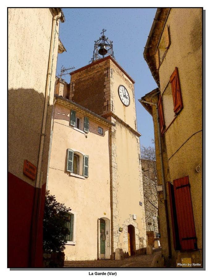 La Garde Studio Atypique Le Rocher, Climatisation, Belle Decoration Exterior photo